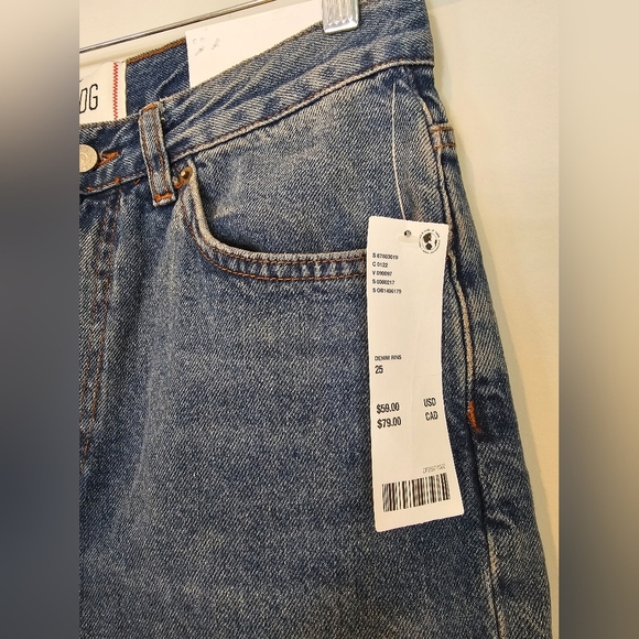 BDG Urban Outfitters Size 25 Cowboy Jeans Hi-Rise Straight Leg New w/ Tags - Picture 3 of 8